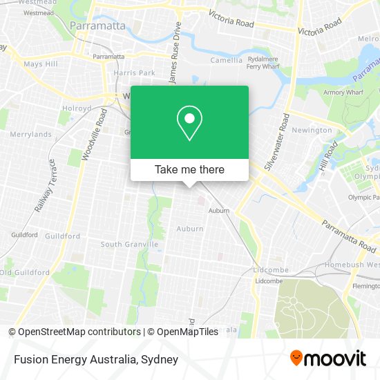 Mapa Fusion Energy Australia