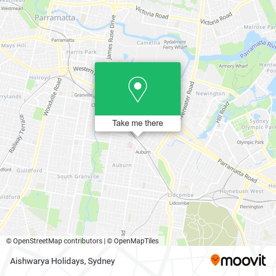 Aishwarya Holidays map