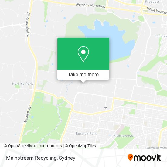 Mainstream Recycling map