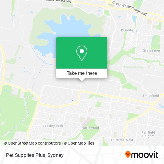 Pet Supplies Plus map