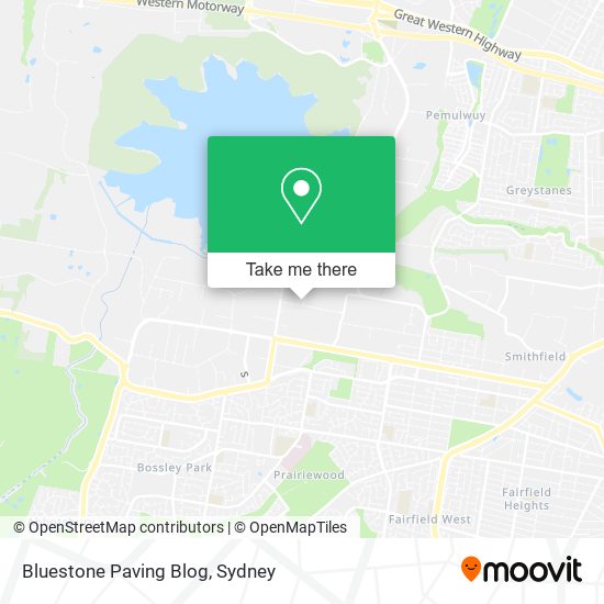 Bluestone Paving Blog map