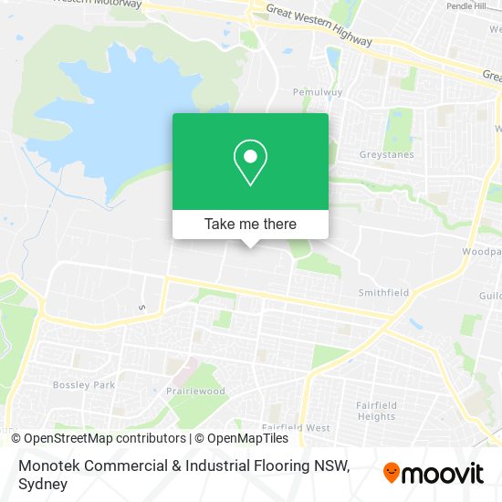 Monotek Commercial & Industrial Flooring NSW map