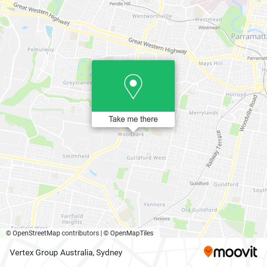 Mapa Vertex Group Australia