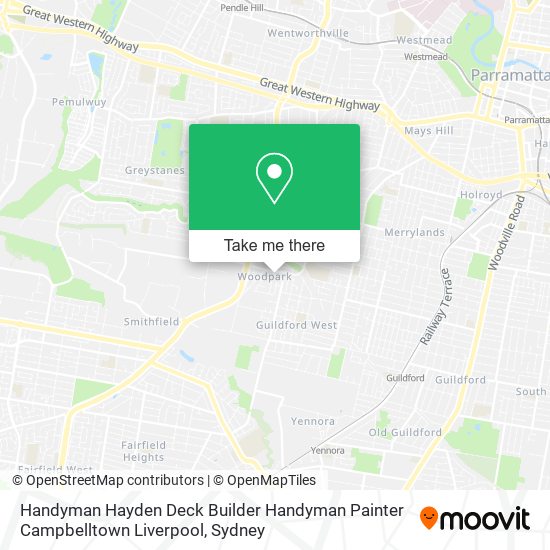 Handyman Hayden Deck Builder Handyman Painter Campbelltown Liverpool map