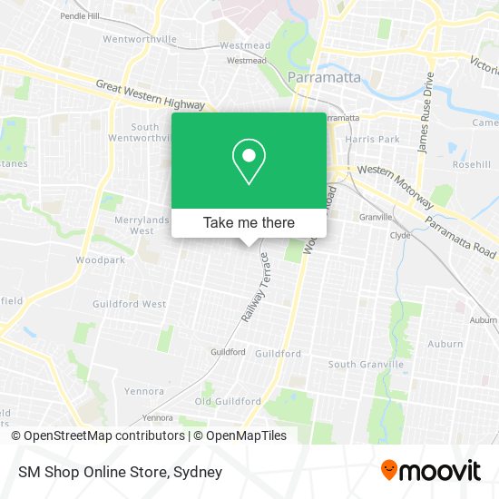 SM Shop Online Store map