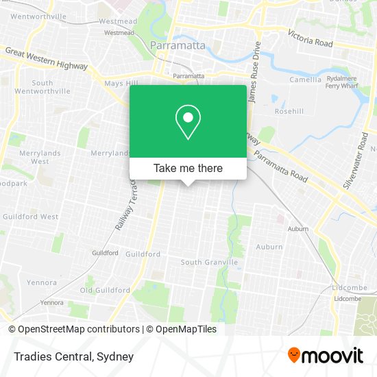 Mapa Tradies Central