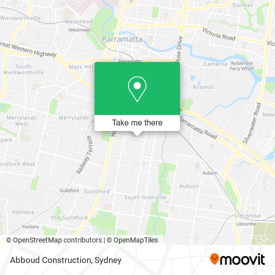 Abboud Construction map