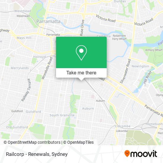 Railcorp - Renewals map
