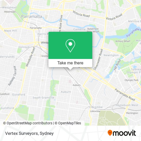 Vertex Surveyors map
