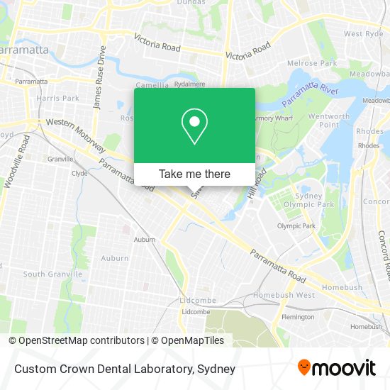 Custom Crown Dental Laboratory map