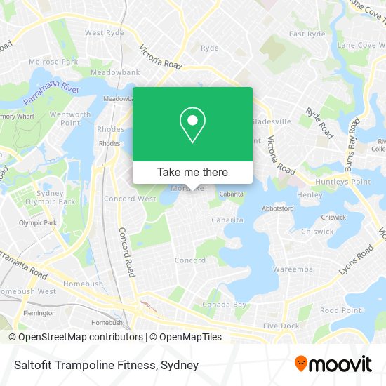 Saltofit Trampoline Fitness map