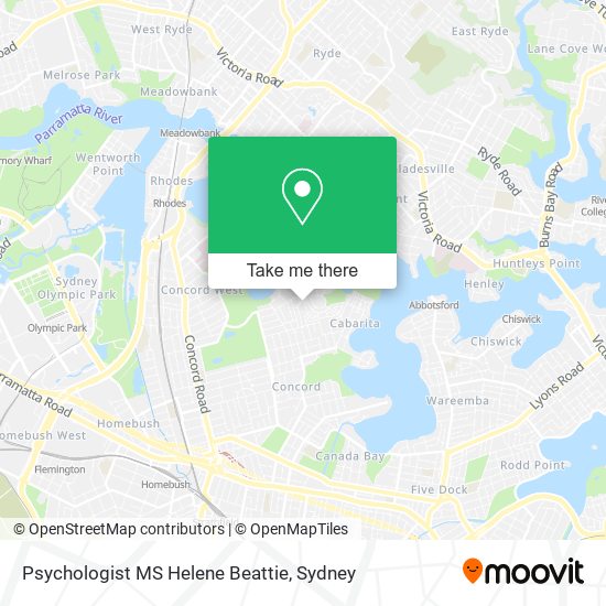 Psychologist MS Helene Beattie map