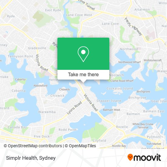 Mapa Simplr Health