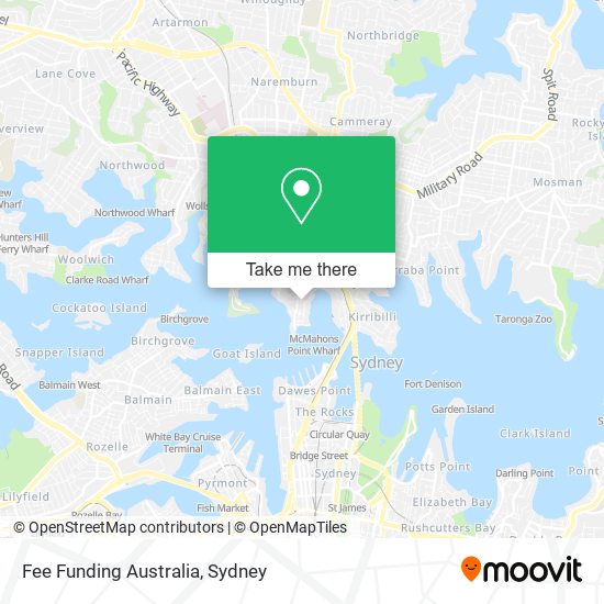 Fee Funding Australia map