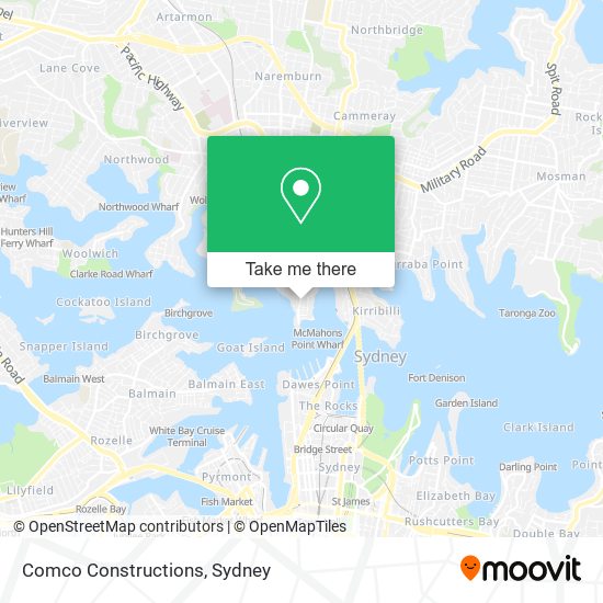 Comco Constructions map