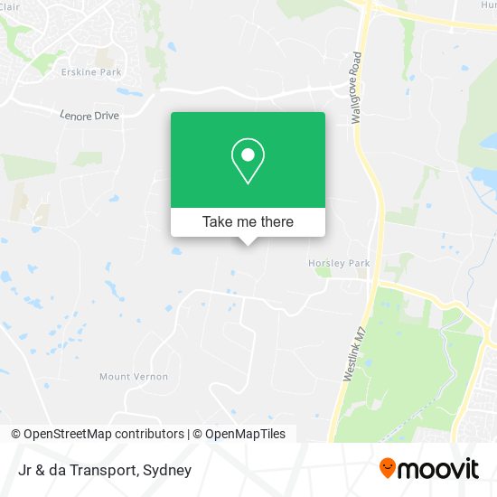 Jr & da Transport map