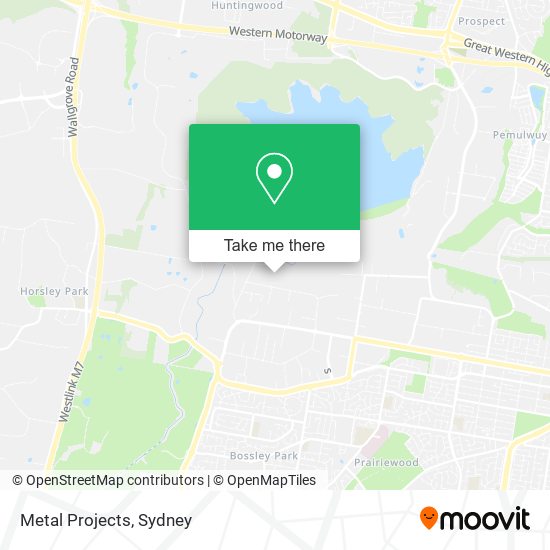 Metal Projects map