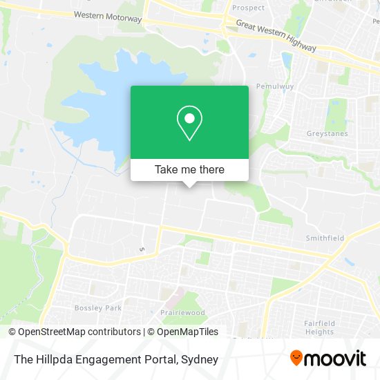 The Hillpda Engagement Portal map