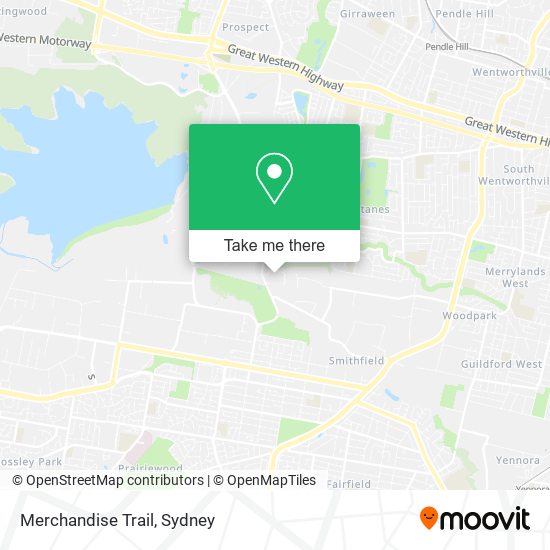 Merchandise Trail map