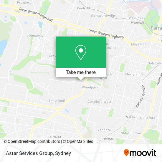 Astar Services Group map