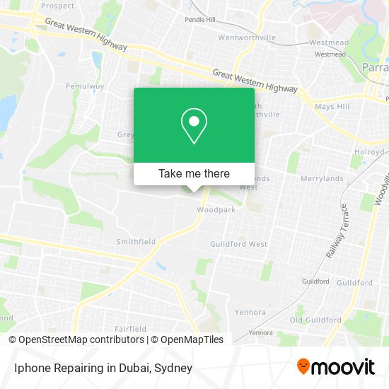 Iphone Repairing in Dubai map