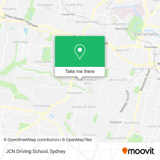 JCN Driving School map