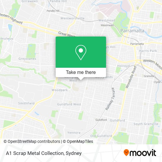 A1 Scrap Metal Collection map