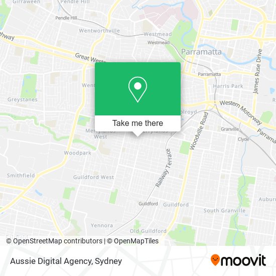 Aussie Digital Agency map