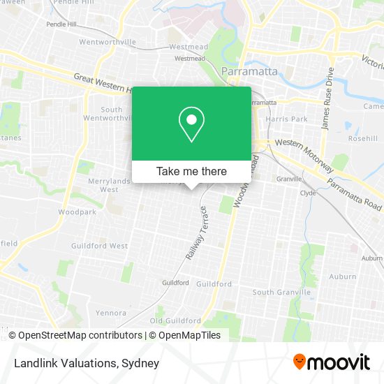 Landlink Valuations map