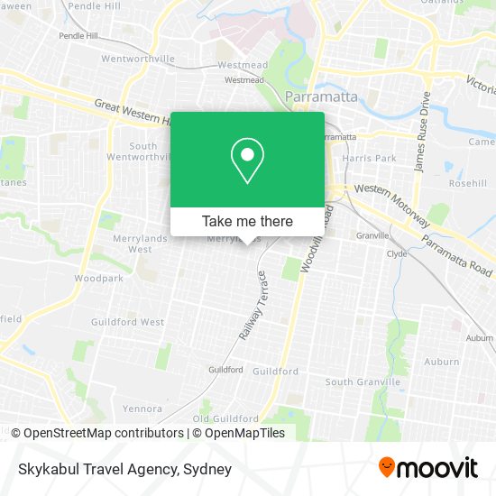 Mapa Skykabul Travel Agency