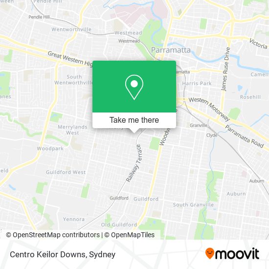 Centro Keilor Downs map