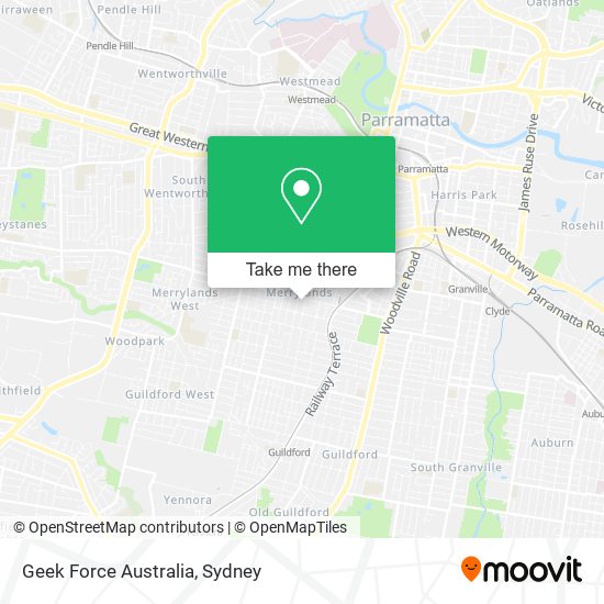 Geek Force Australia map