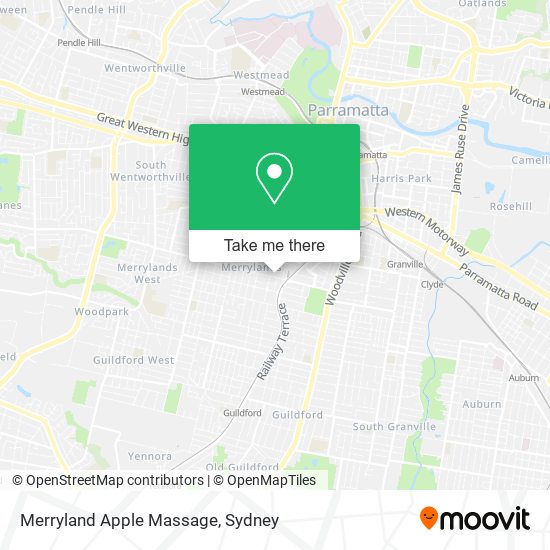 Merryland Apple Massage map