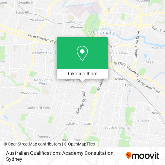 Australian Qualifications Academy Consultation map