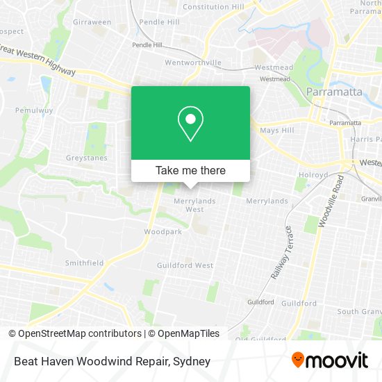 Beat Haven Woodwind Repair map