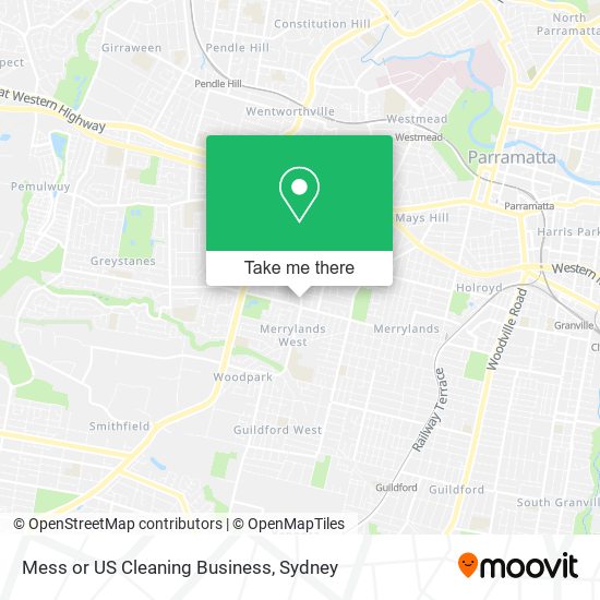 Mess or US Cleaning Business map