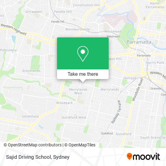 Mapa Sajid Driving School