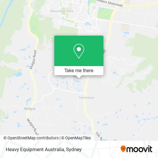 Heavy Equipment Australia map