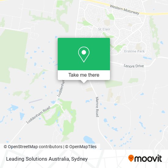 Mapa Leading Solutions Australia