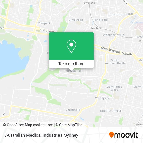 Australian Medical Industries map
