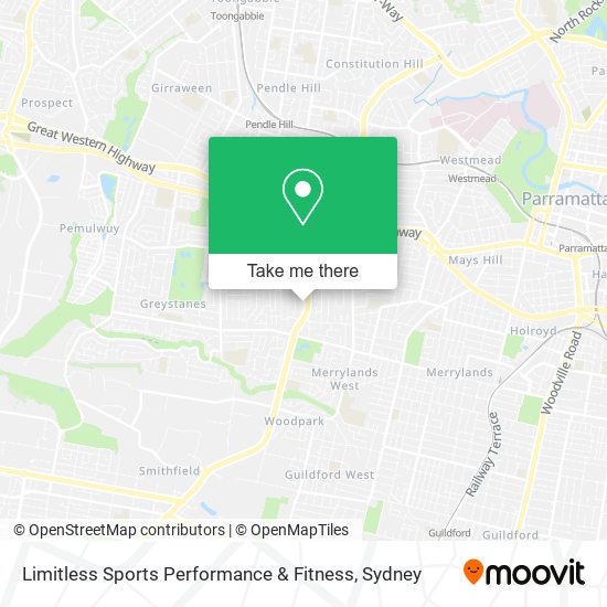 Limitless Sports Performance & Fitness map