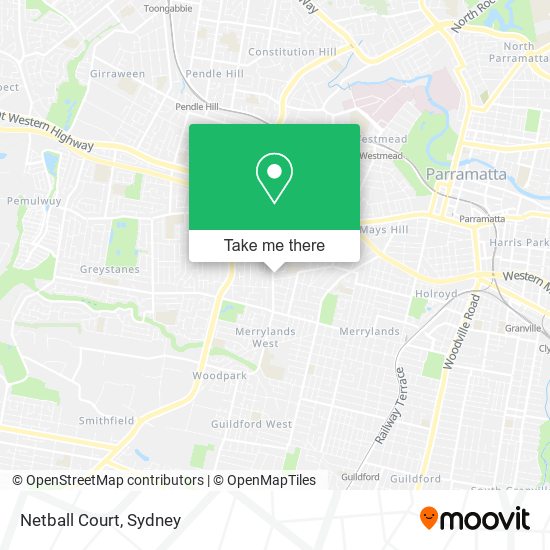 Netball Court map