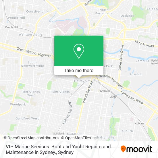 VIP Marine Services. Boat and Yacht Repairs and Maintenance in Sydney. map