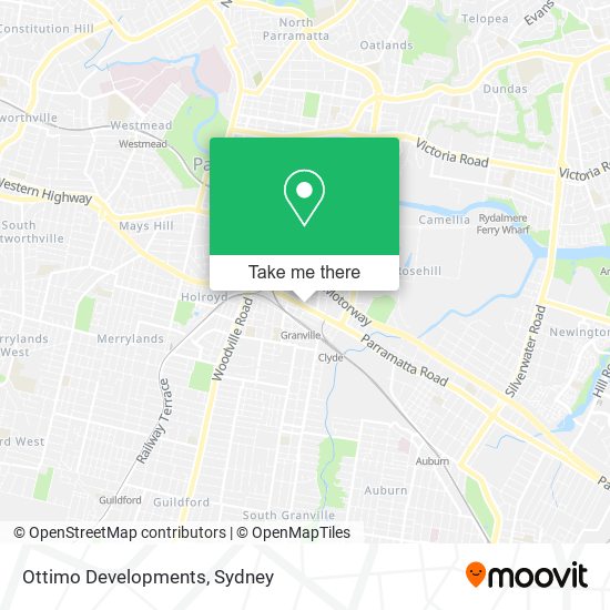 Ottimo Developments map