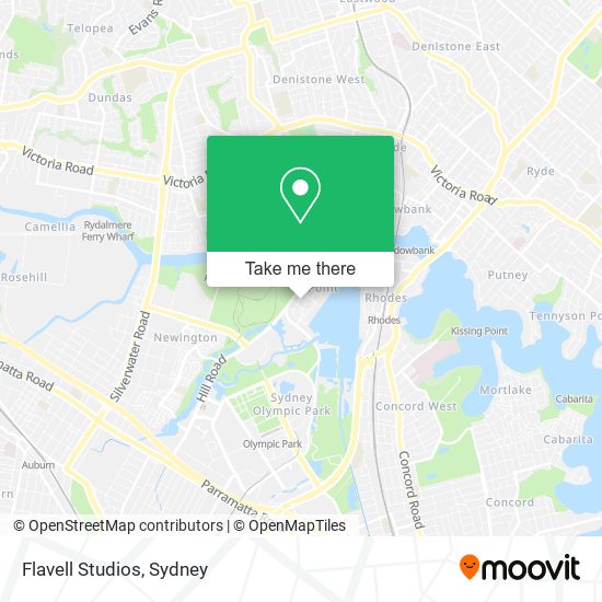 Flavell Studios map