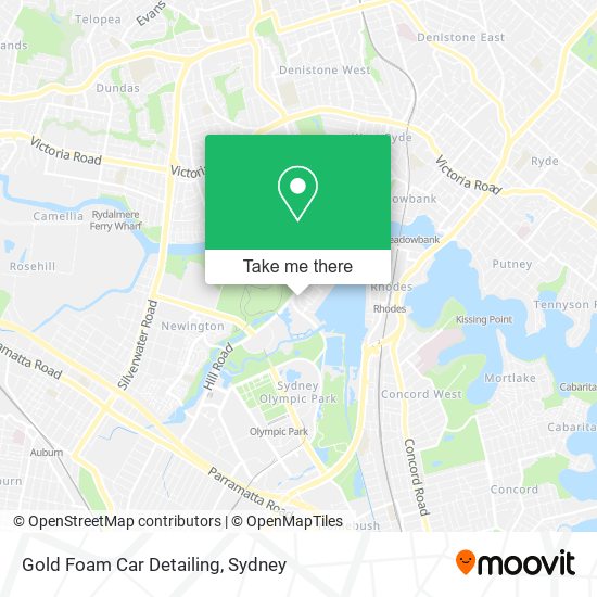 Gold Foam Car Detailing map