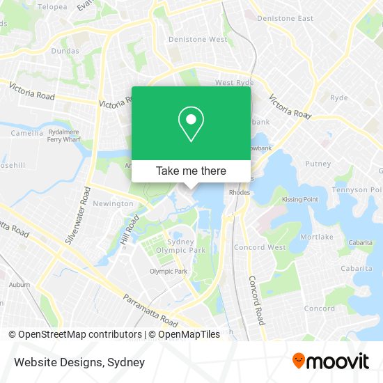 Website Designs map