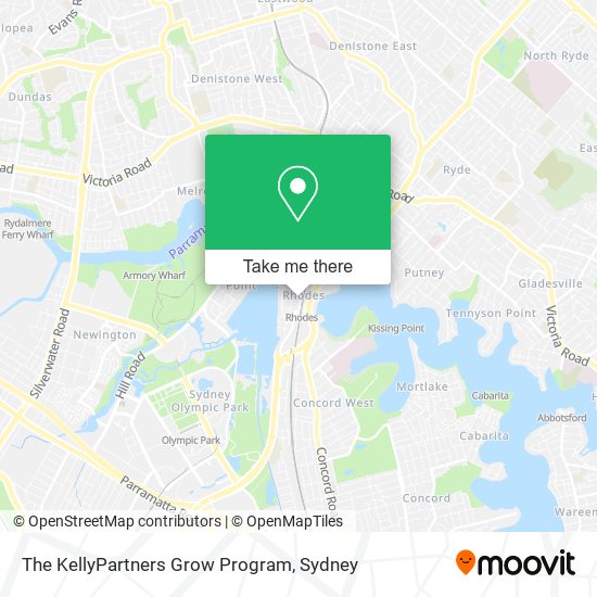 The KellyPartners Grow Program map