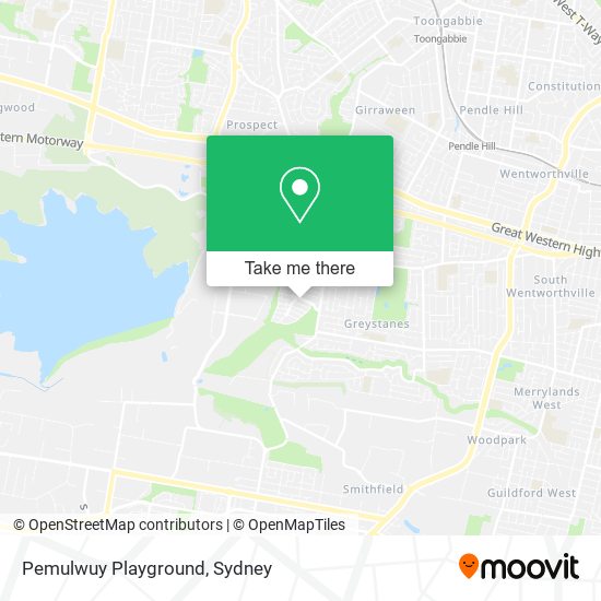 Pemulwuy Playground map