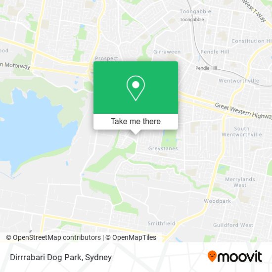 Dirrrabari Dog Park map